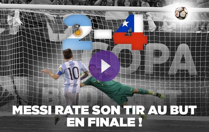 Copa America 2016 - Quand Messi ratait son penalty en finale !