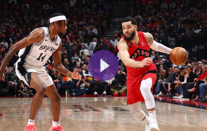 NBA : Pascal Siakam se régale contre les Spurs