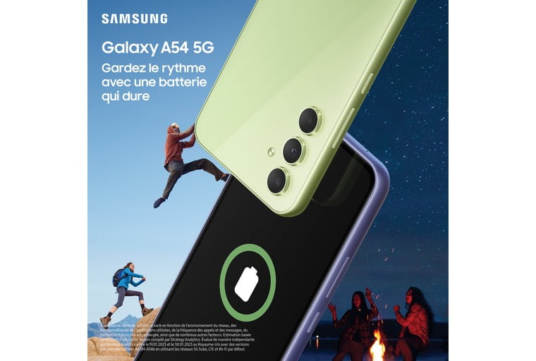 Samsung dévoile le Galaxy A54 5G et le Galaxy A34 5G