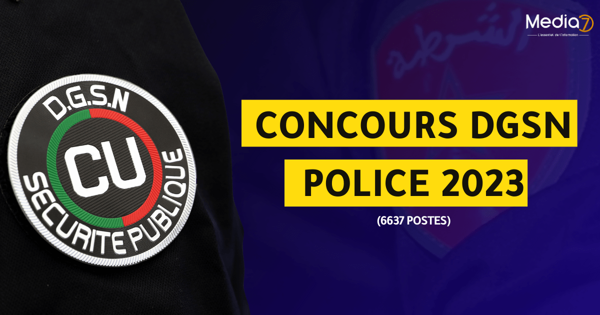 Concours DGSN Police 2023 (6637 Postes)