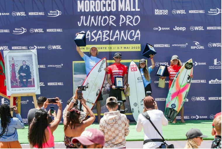 Morocco Mall Junior Pro Casablanca 2023 : Tim Elter et Annette Gonzalez Etxabarri remportent le titre