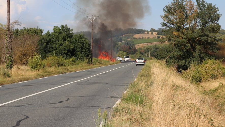 Près de Carcassonne : l'incendie près de Rouffiac-d'Aude est à présent maîtrisé