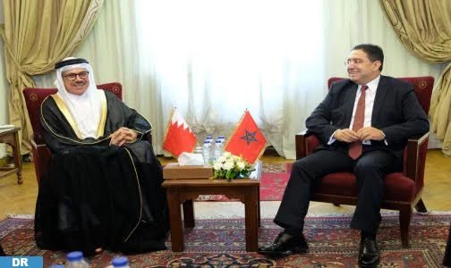 A l'occasion de sa présidence du Conseil de la Ligue arabe au niveau des ministres des AE, M. Bourita s'entretient au Caire avec son homologue bahreïni