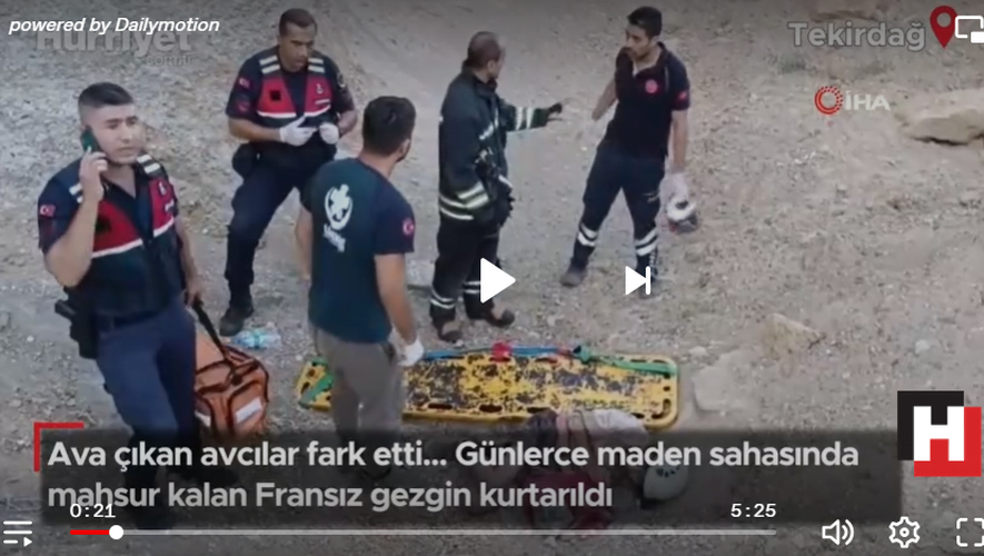 " On s'est approché à cause du bruit d'un chat et on a découvert une main" : une Française retrouvée par hasard au fond d'un ravin par des chasseurs en Turquie