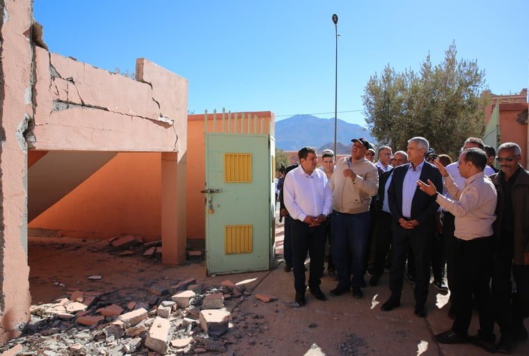 Séisme : M. Sadiki visite des zones sinistrées dans les provinces d'Al Haouz et Chichaoua pour la constatation des dégâts