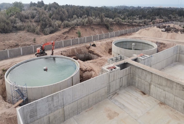 Azemmour : Avancement des travaux de réalisation de la station d'épuration des eaux usées