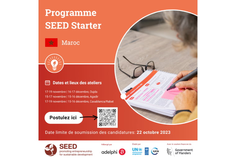 Démarrage du programme d’appui aux entrepreneurs éco-inclusifs "SEED Starter 2023"