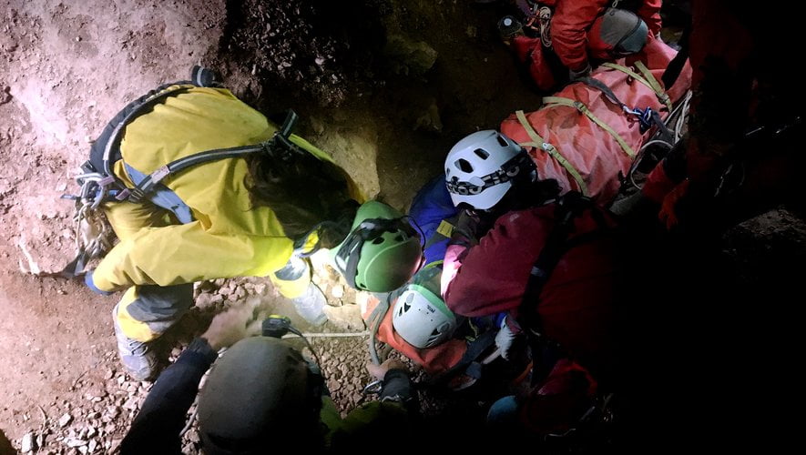 Près de Quillan : un spéléologue coincé dans un puits à 60 mètres de profondeur dans le gouffre de Trabanet