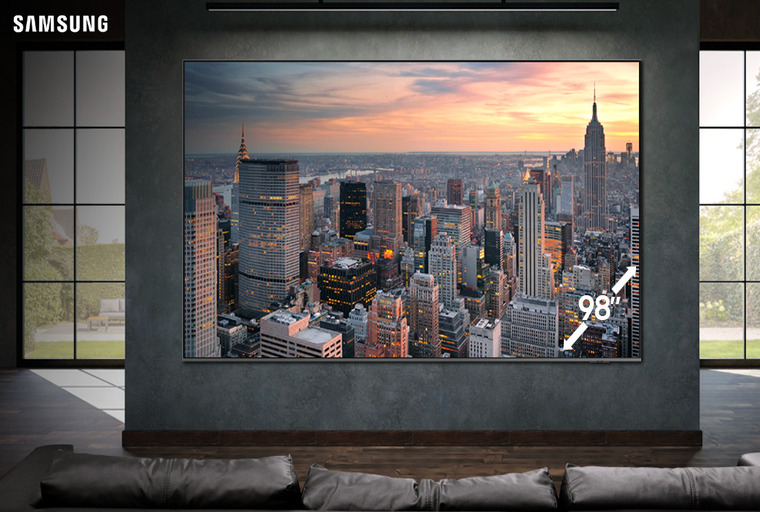 Samsung réinvente l'expérience télévisuelle avec son nouvel écran QLED 98 pouces