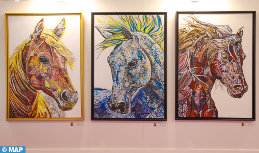 Souad Moussaoui Rahhali, la peinture pour sublimer la beauté du cheval