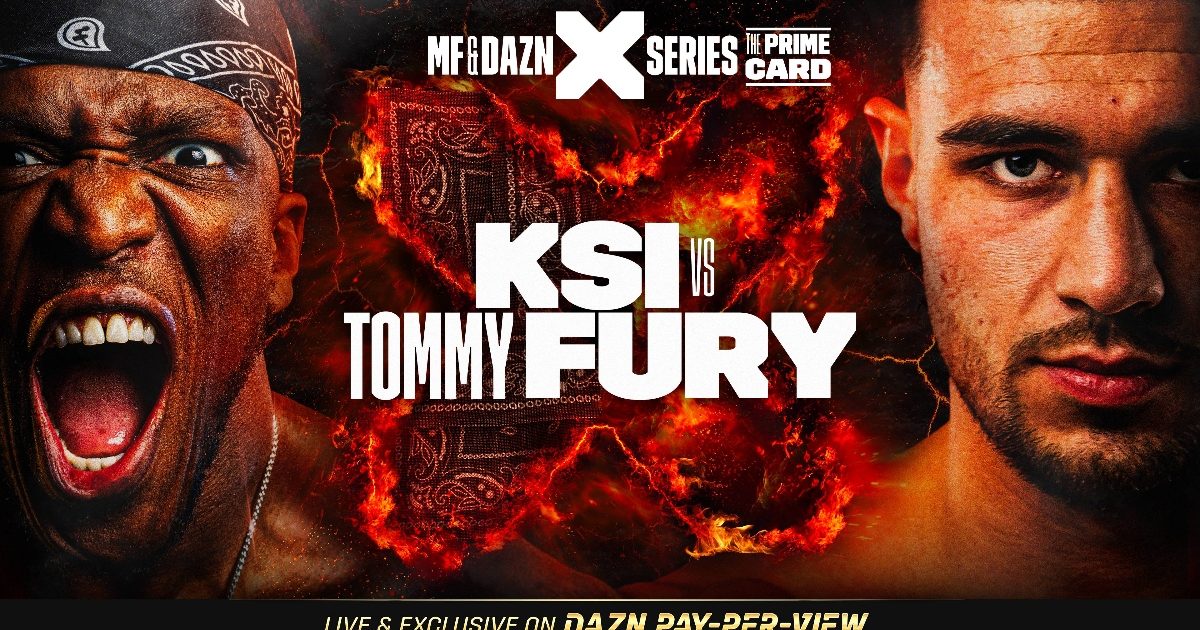 Tommy Fury vs KSI en direct
