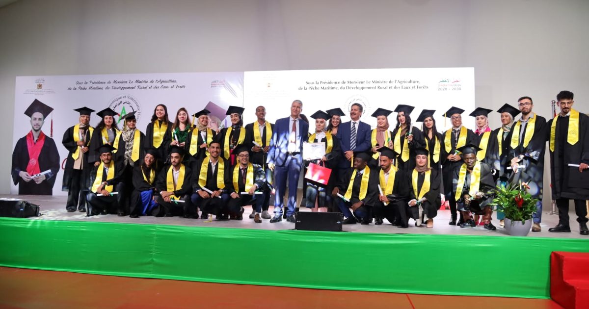 IAV Hassan II : cérémonie de remise des diplômes aux lauréats de la promotion 2023