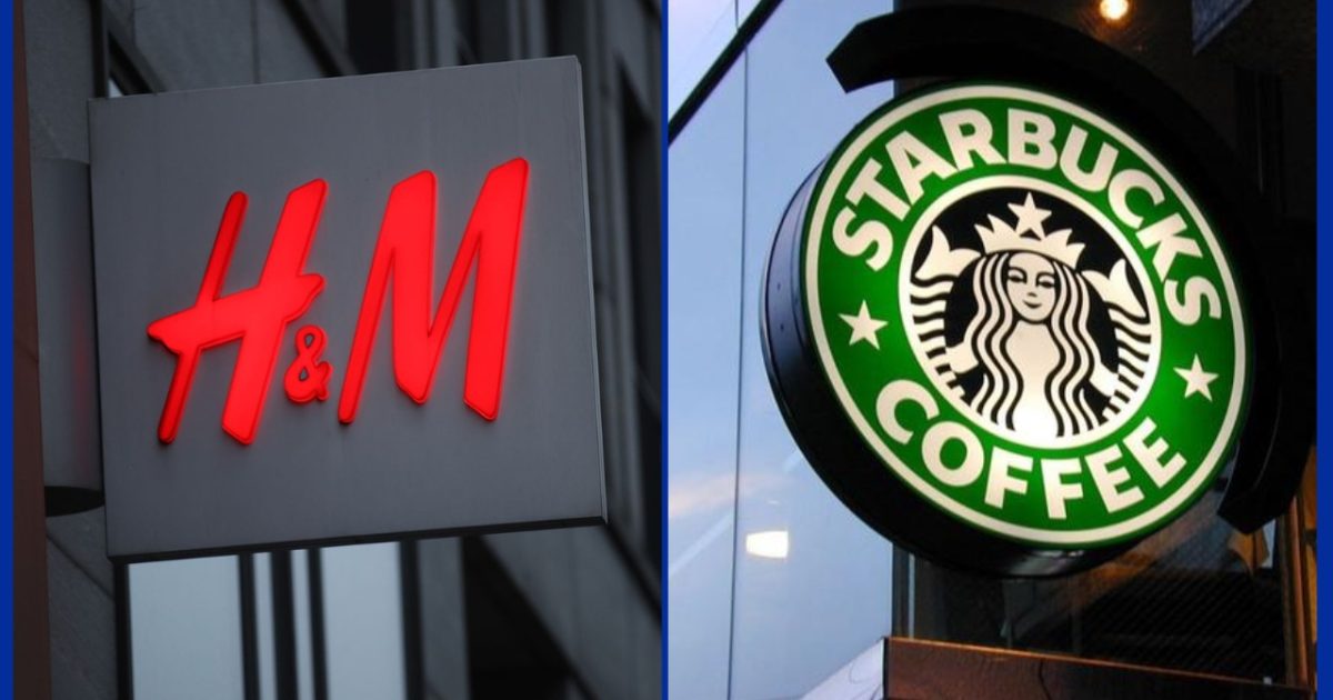 H&M et Starbucks