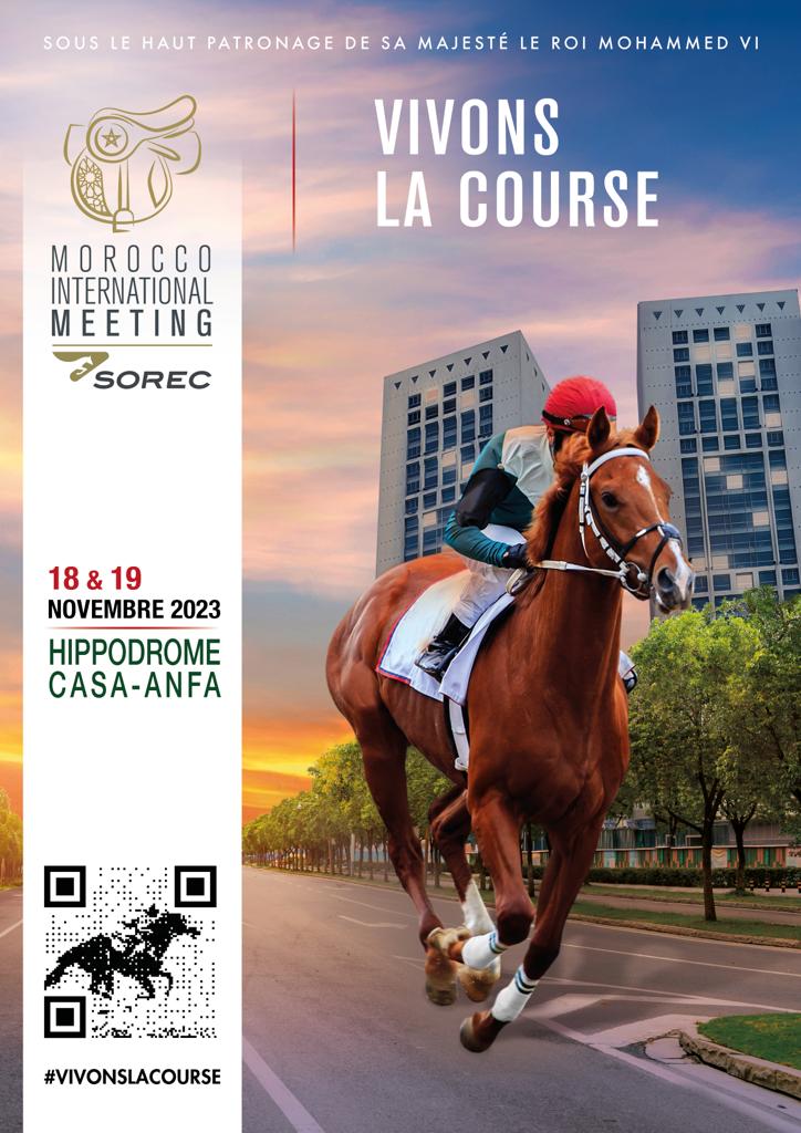 La SOREC organise la 9è édition du Morocco International Meeting des courses de chevaux les 18 et 19 novembre à l’hippodrome Casablanca-Anfa
