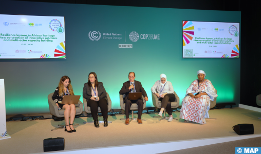 COP28 : La Fondation pour la Sauvegarde du Patrimoine Culturel de Rabat veut renforcer la place de la culture dans les discussions sur la résilience