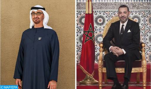 Entretiens en tête-à-tête entre SM le Roi Mohammed VI et le Président de l’Etat des Emirats Arabes Unis