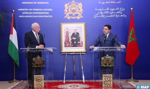 M. Bourita souligne le soutien inconditionnel du Maroc aux droits légitimes du peuple palestinien