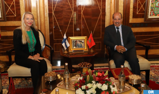 M. Mayara s’entretient avec l’ambassadeur de la Finlande au Maroc