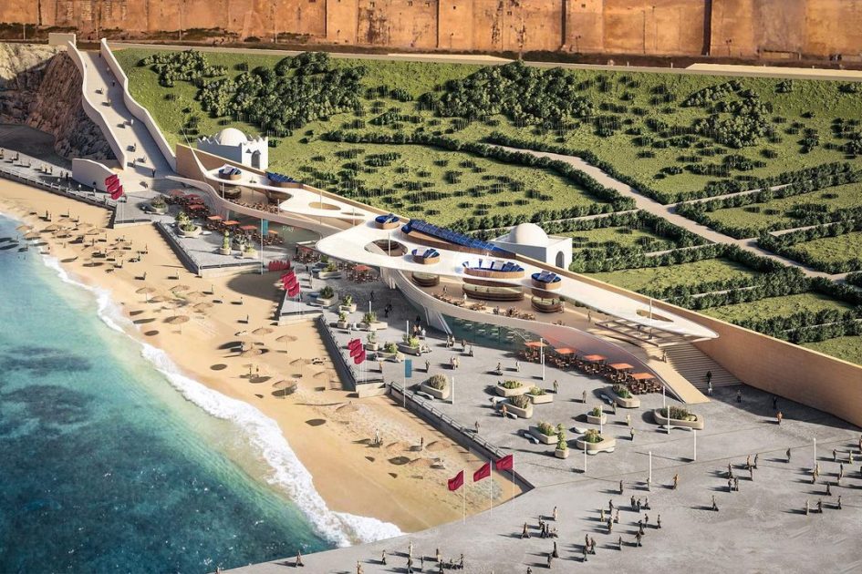 projet d’aménagement de la plage de Rabat