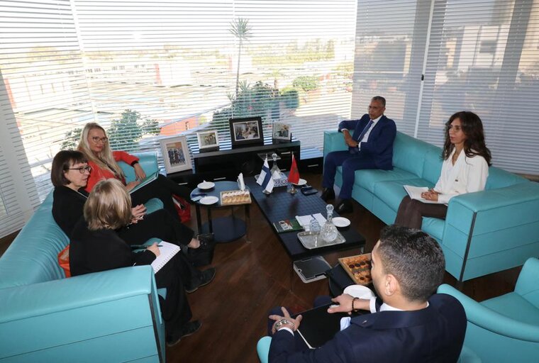 Eau potable : Le DG de l’ONEE s'entretient avec l’Ambassadeur de Finlande au Maroc sur les opportunités de coopération