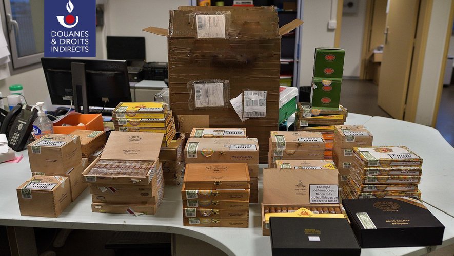 Pyrénées-Orientales : des colis postaux contenant pour 21 000 € de cigares saisis par les douaniers