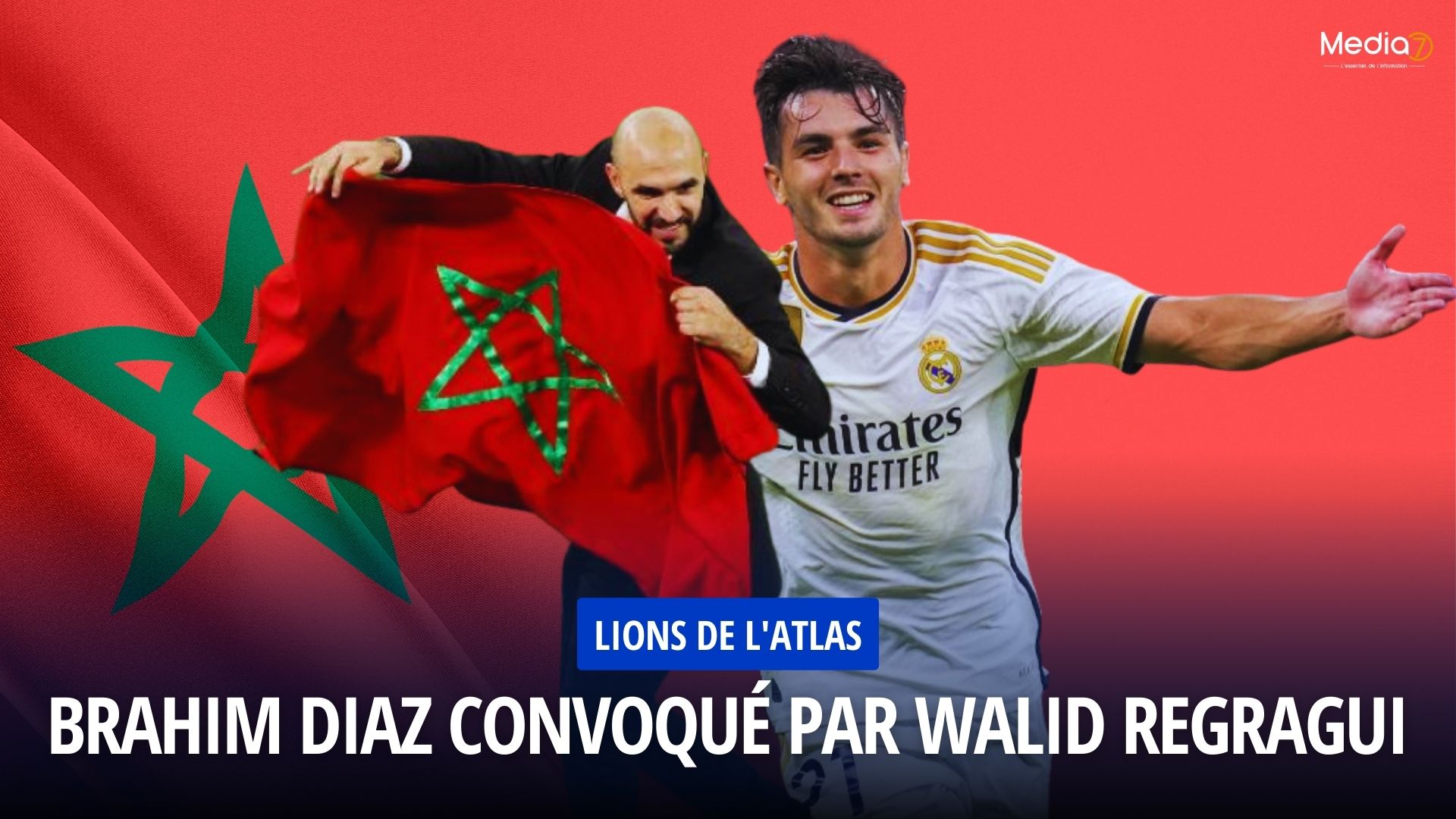 Lions de l’Atlas : Brahim Diaz convoqué officiellement par Walid Regragui