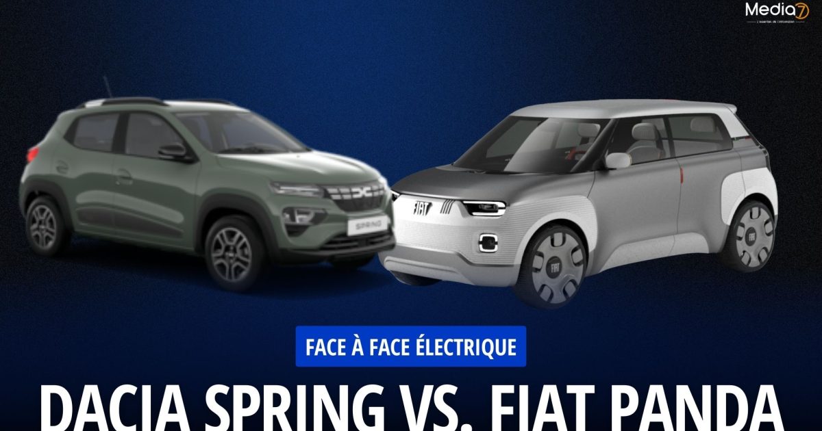 Face à Face Électrique : Dacia Spring vs. Fiat Panda