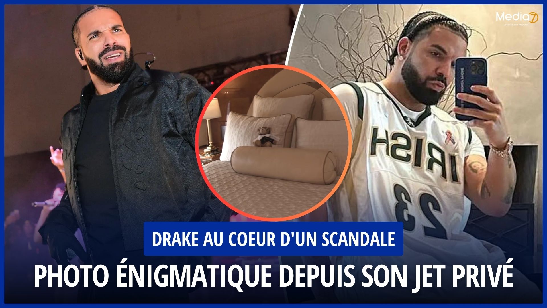 Drake partage une photo de son jet privé quelques heures après la "fuite" d'une vidéo X