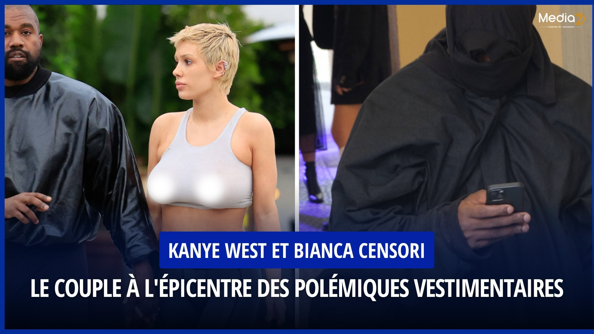 Kanye West et Bianca Censori : Le Couple à l'Épicentre des Polémiques Vestimentaires