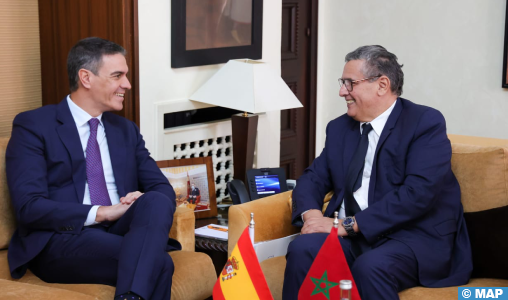 M. Akhannouch s’entretient avec le Président du gouvernement espagnol
