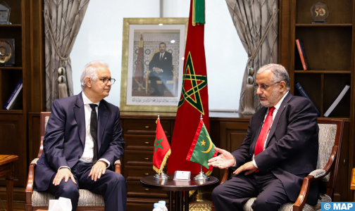 M. Baraka s’entretient avec son homologue mauritanien des moyens de renforcer la coopération bilatérale dans le domaine des infrastructures