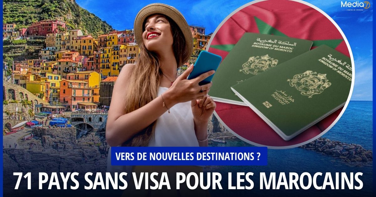 Pays sans Visa pour les Marocains