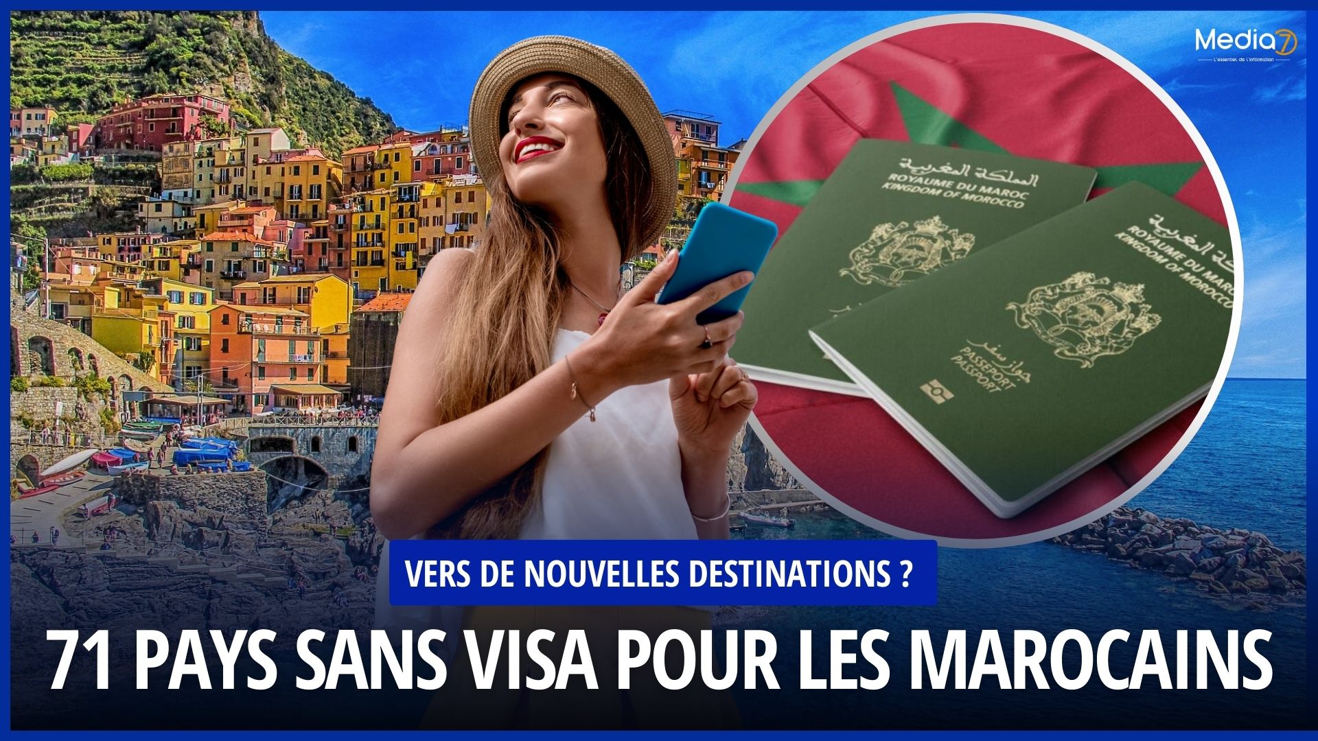 Pays sans Visa pour les Marocains
