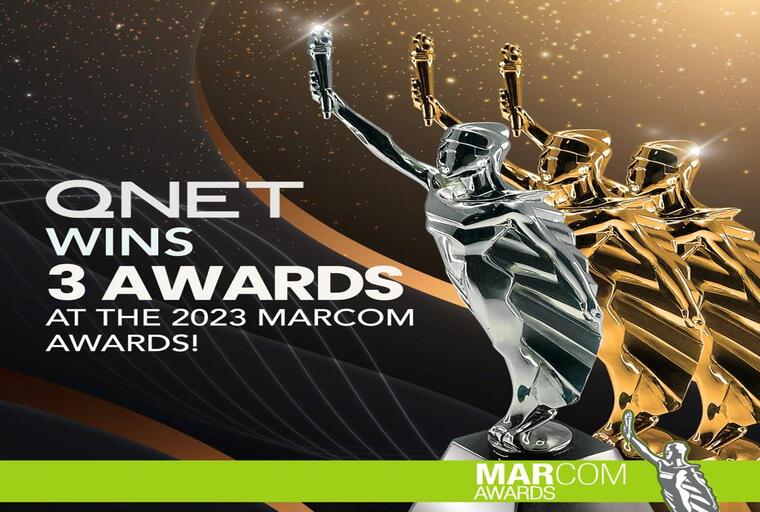QNET remporte le prestigieux prix d’Or aux MarCom 2023