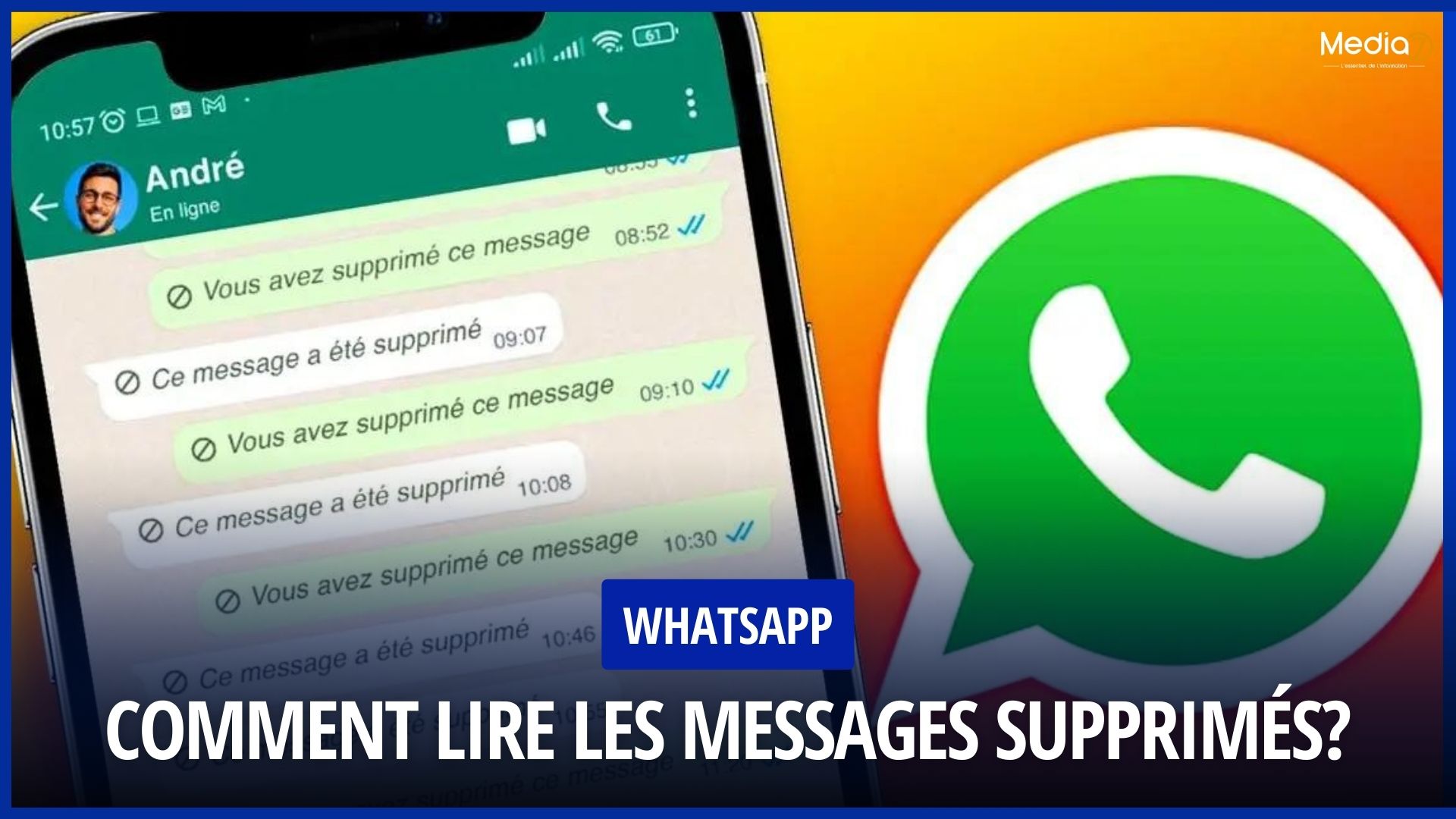 WhatsApp messages supprimés