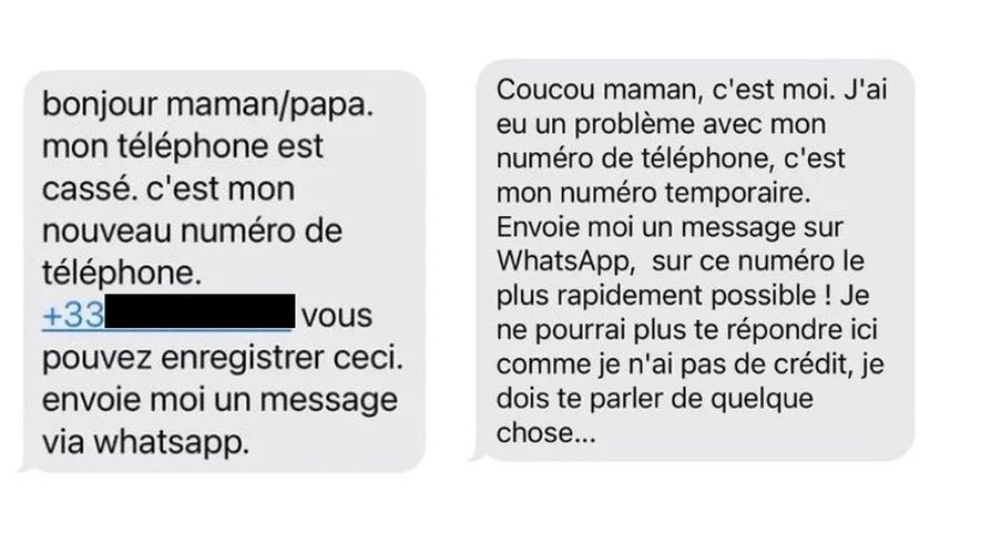 "Coucou maman, c’est moi. J’ai eu un problème avec mon téléphone portable": Ils répondent au SMS frauduleux et perdent 2.000 euros