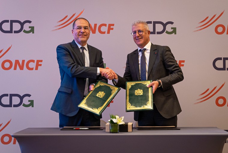 Rabat: la CDG et l'ONCF scellent un partenariat stratégique