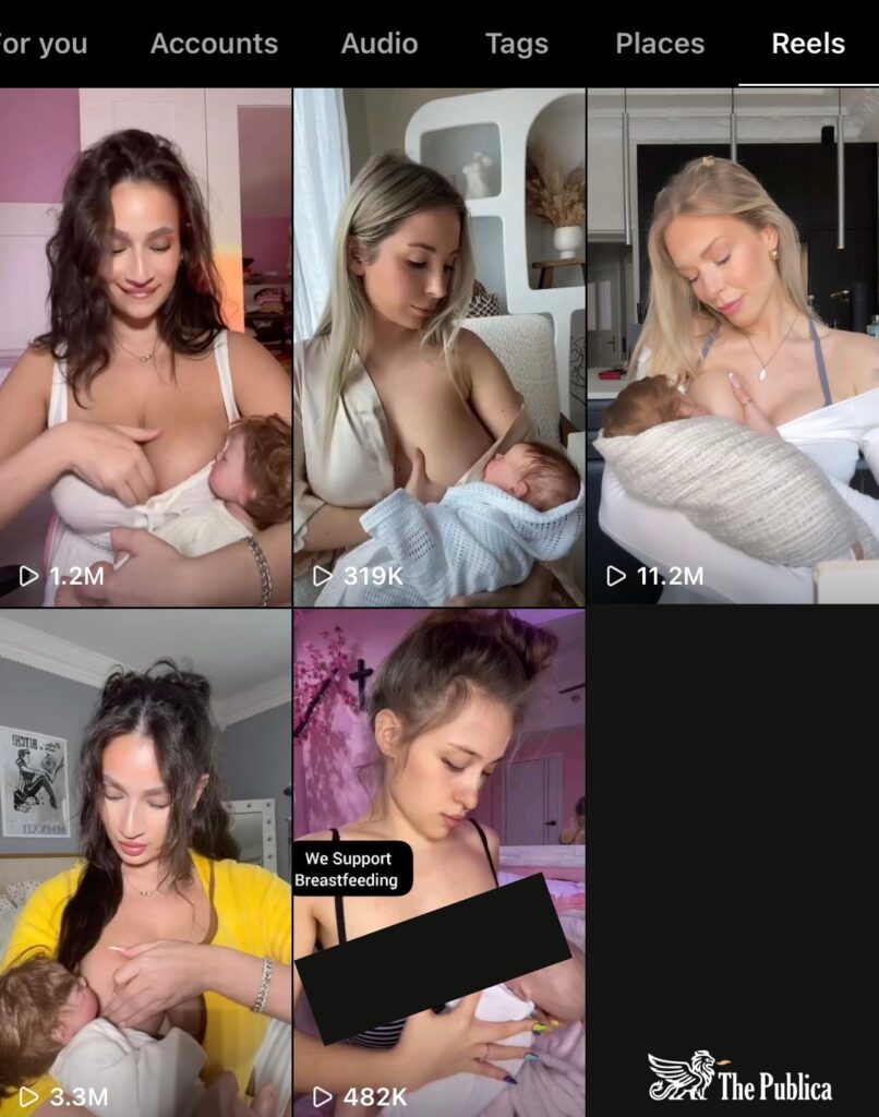 Scandale sur Instagram : Des Modèles OnlyFans Utilisent la "Faille de l'Allaitement" Pour Promouvoir leur Contenu Pornographique