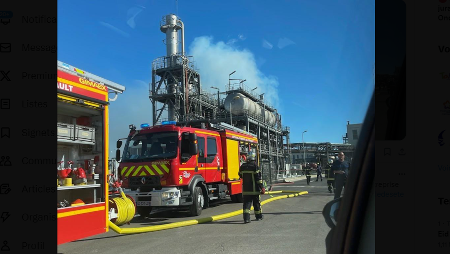 Sète : Un blessé grave dans l’explosion suivie d’un incendie d’une usine de biocarburants classée Seveso
