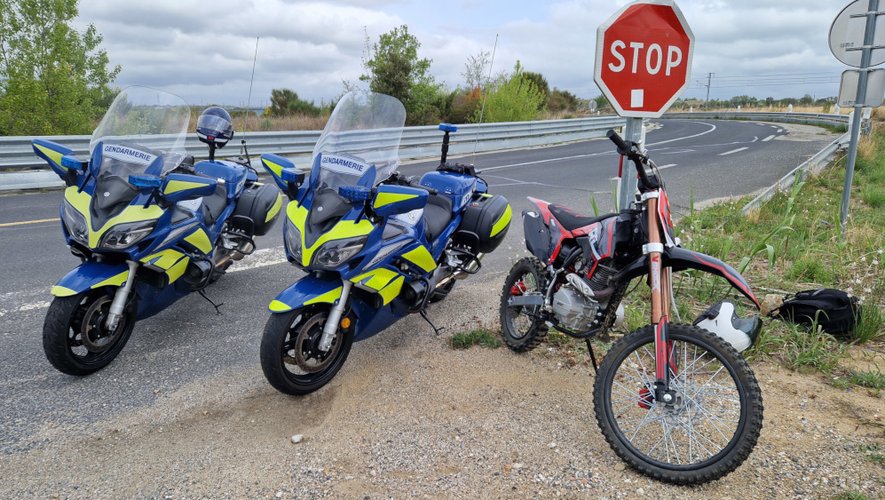 Pyrénées-Orientales : les gendarmes interceptent une moto à 123 au lieu de 50 km/h
