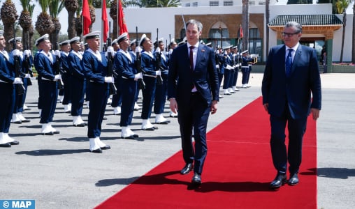 Le PM belge quitte le Maroc au terme d’une visite dans le Royaume