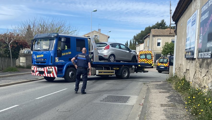 Lézignan-Corbières : accident matériel mais gros bouchon