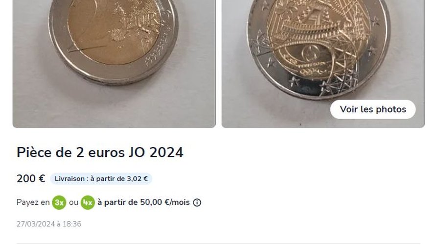 Perpignan : 100, 200, et même 500 €, ces prix fous pour les pièces de 2 € édition Jeux olympiques 2024