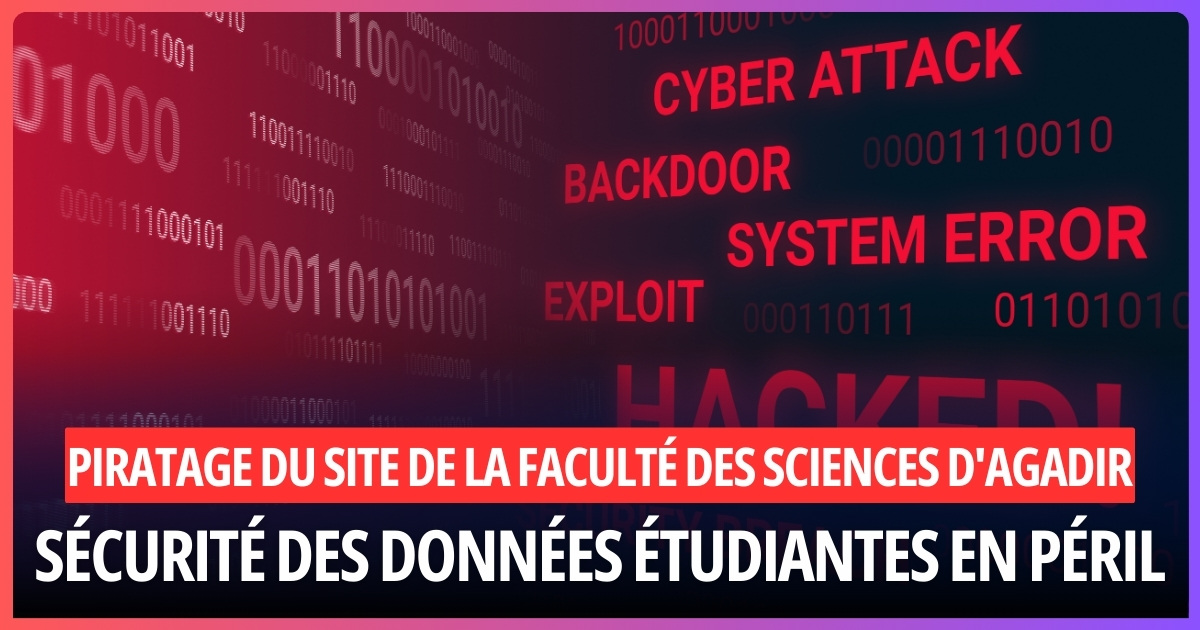 Piratage du Site de la Faculté des Sciences d'Agadir