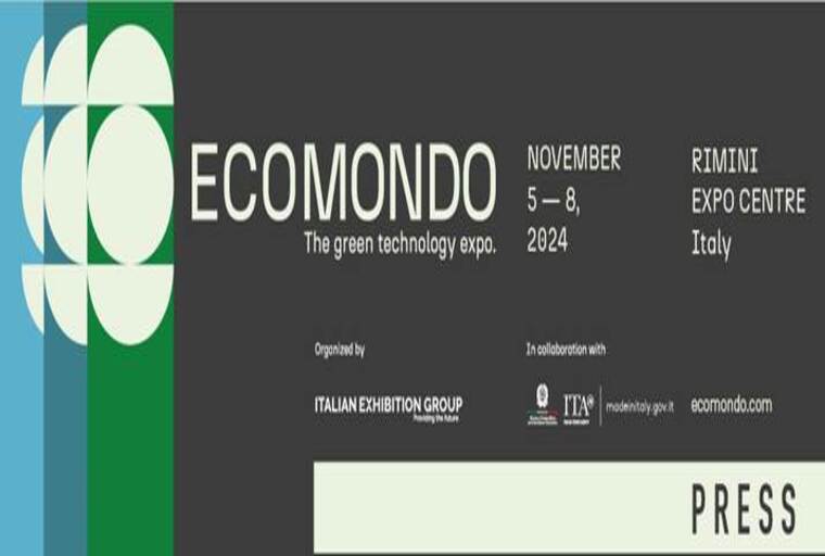 Economie verte : La 27e édition du Salon ECOMONDO, du 5 au 8 novembre 2024 à Rimini