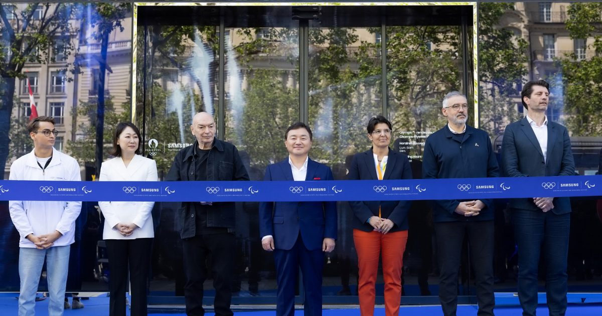 Jeux de Paris 2024 : Samsung lance la campagne "Open Always Wins" et inaugure un showcase en plein cœur de la capitale française