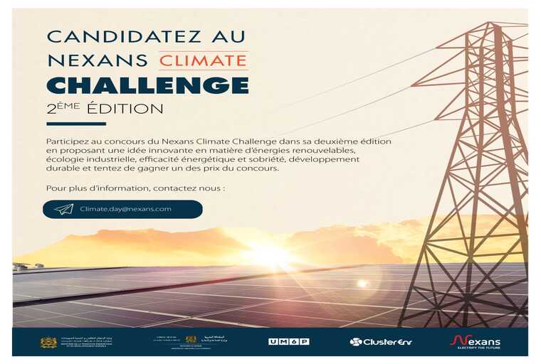Nexans Maroc lance la 2ème édition du concours "Nexans Climate Challenge"