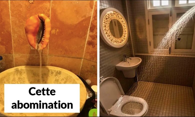 22 pires designs de salles de bain et toilettes de tous les temps
