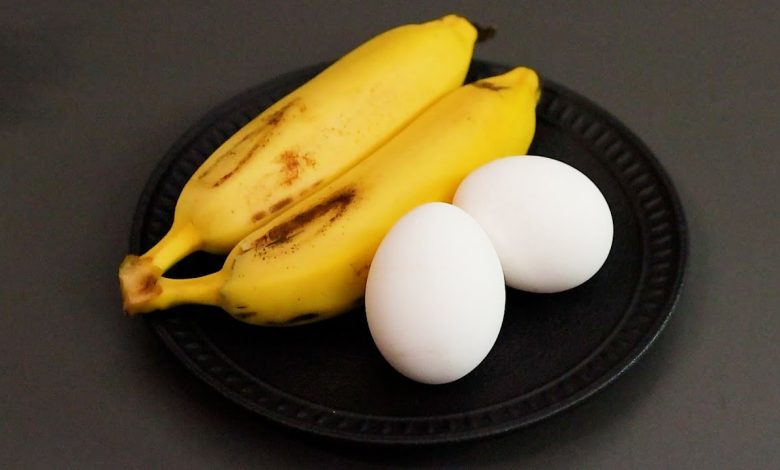 Juste 2 œufs et 2 bananes : la recette virale ultra saine qui affole Internet