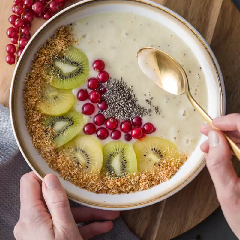 Smoothie Bowl aux Chia et Banane